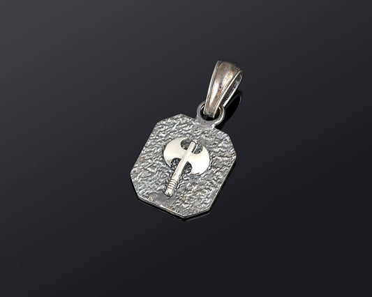Sterling Silver Double Axe pendant